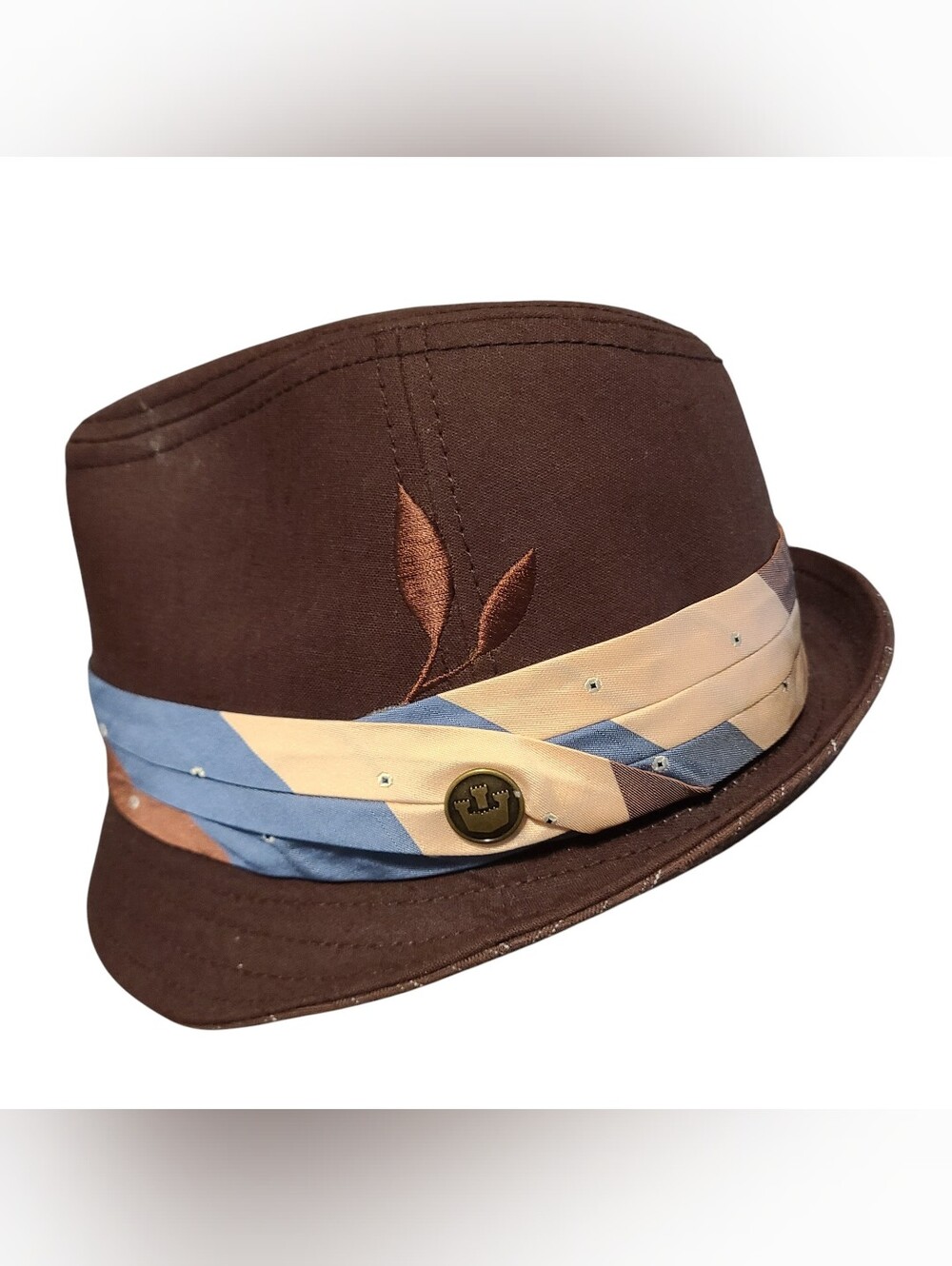 B55 Goorin Bros 'Ms Norma' Maroon Trilby Fedora Hat Size - M